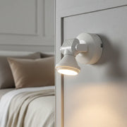 Minimal White Metallic Wall Light Lamp For Home & Office Decor