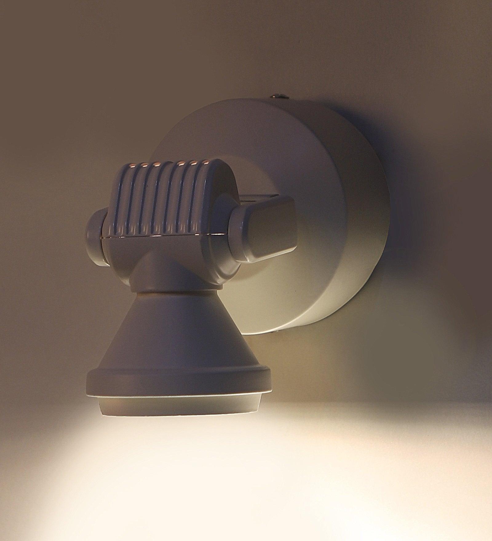 Buy Wall Light - Minimal White Metallic Wall Light Lamp For Home & Office Decor by ELIANTE by Jainsons Lights on IKIRU online store