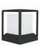 Buy Wall Light - Square Charcoal Black Finish Outdoor Gate Post Lamp Light For Home Decor by Fos Lighting on IKIRU online store