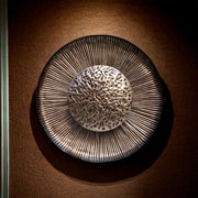 Buy Wall Light - Sufi Dark Round Iron Plate Wall Lamp Light For Indoor & Outdoor Decor by Home Blitz on IKIRU online store