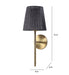 Buy Wall Light - Tino Gold Iron & Black Fabric Wall Mount Lamp Light For Home & Balcony by ELIANTE by Jainsons Lights on IKIRU online store