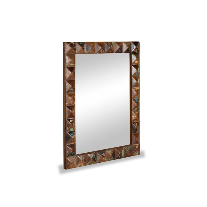 Buy Wall Mirror - Mason Mirrors Frame Wooden Dressing Wall | Hanging Decorative Speculum by Home Glamour on IKIRU online store