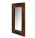 Buy Wall Mirror - Sheesham Wood Rectangle Wall Mirror by Wooden Mood on IKIRU online store