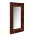 Buy Wall Mirror - Sheesham Wood Rectangle Wall Mirror by Wooden Mood on IKIRU online store