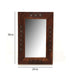 Buy Wall Mirror - Sheesham Wood Rectangle Wall Mirror by Wooden Mood on IKIRU online store