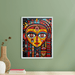 Buy Wall Paintings & Prints - Abstract Big Eyes: Artisan Canvas Wall Decor Masterpiece by Sowpeace on IKIRU online store