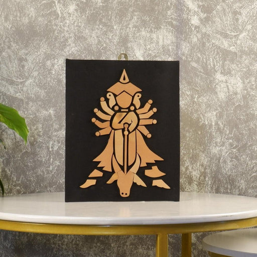 Buy Wall Paintings & Prints - Beautiful Hail Durga Maa Wall Art | Terracotta Wall Hanging For Decor by Sowpeace on IKIRU online store