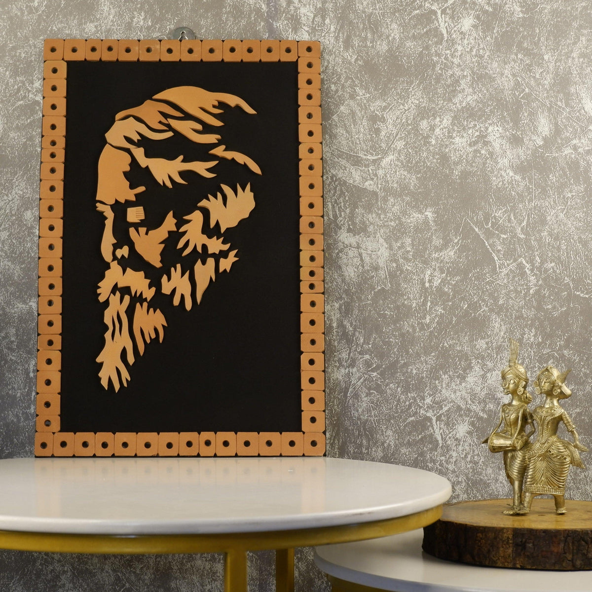 Handcrafted Premium Terracotta Wall Art Rabindranath For Decor - IKIRU