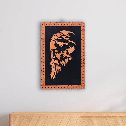 Buy Wall Paintings & Prints - Handcrafted Premium Terracotta Wall Art Rabindranath For Decor by Sowpeace on IKIRU online store