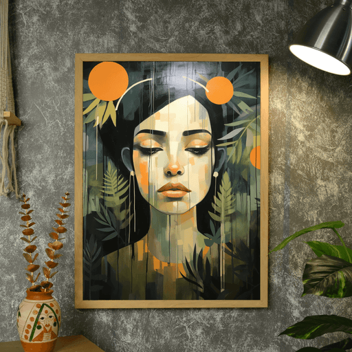 Buy Wall Paintings & Prints - Sad Flowers: Artisan Wall Decor Elegance for Home by Sowpeace on IKIRU online store