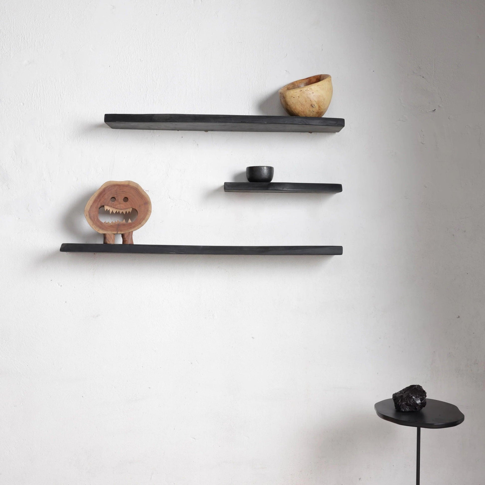 Buy Wall Shelves - Organic Shelves Set of 3 for Home Decor | Floating Wall Racks by Objectry on IKIRU online store
