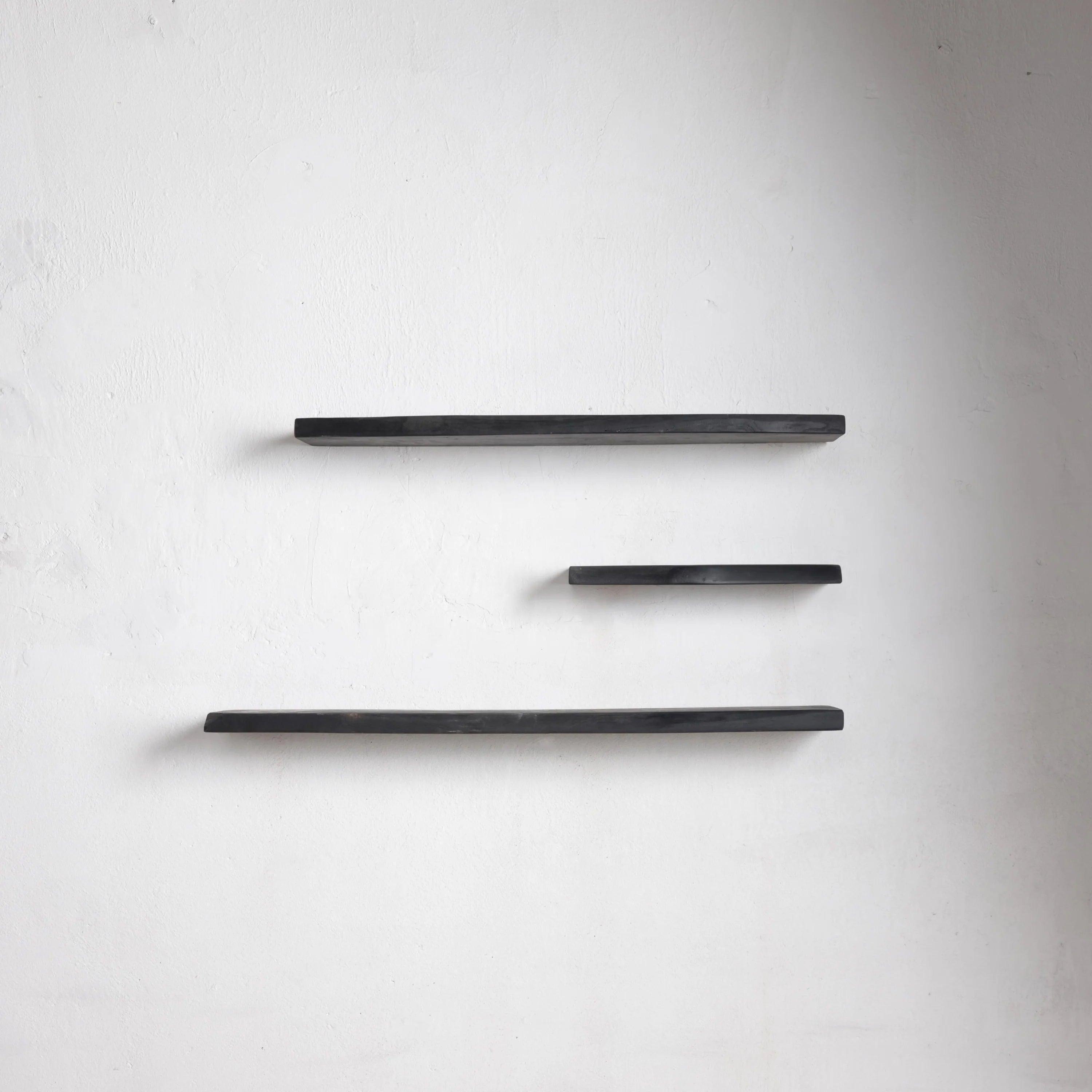 Buy Wall Shelves - Organic Shelves Set of 3 for Home Decor | Floating Wall Racks by Objectry on IKIRU online store