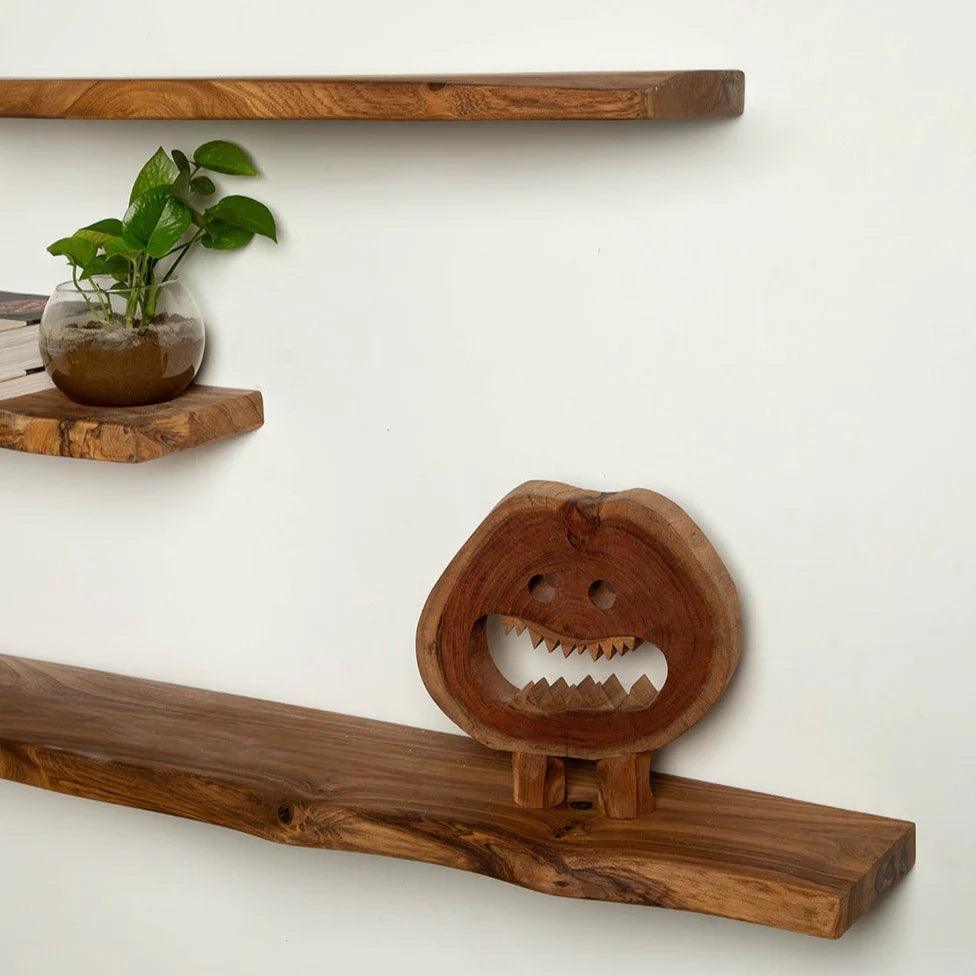 Buy Wall Shelves - Organic Shelves Set of 3 for Home Decor | Floating Wall Racks by Objectry on IKIRU online store