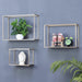 Buy Wall Shelves - Trio's Handcrafted Metal Wall Shelves for Living Room by De Maison Decor on IKIRU online store
