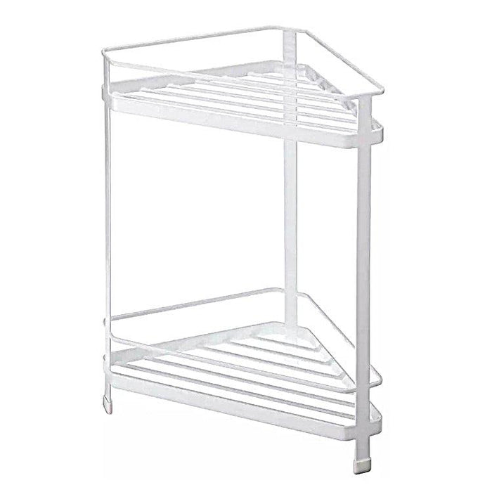 Buy Wall Shelves - White Carbon Steel Corner Storage Shelf Rack | Storage Holder Stand For Home & Kitchen by Arhat Organizers on IKIRU online store
