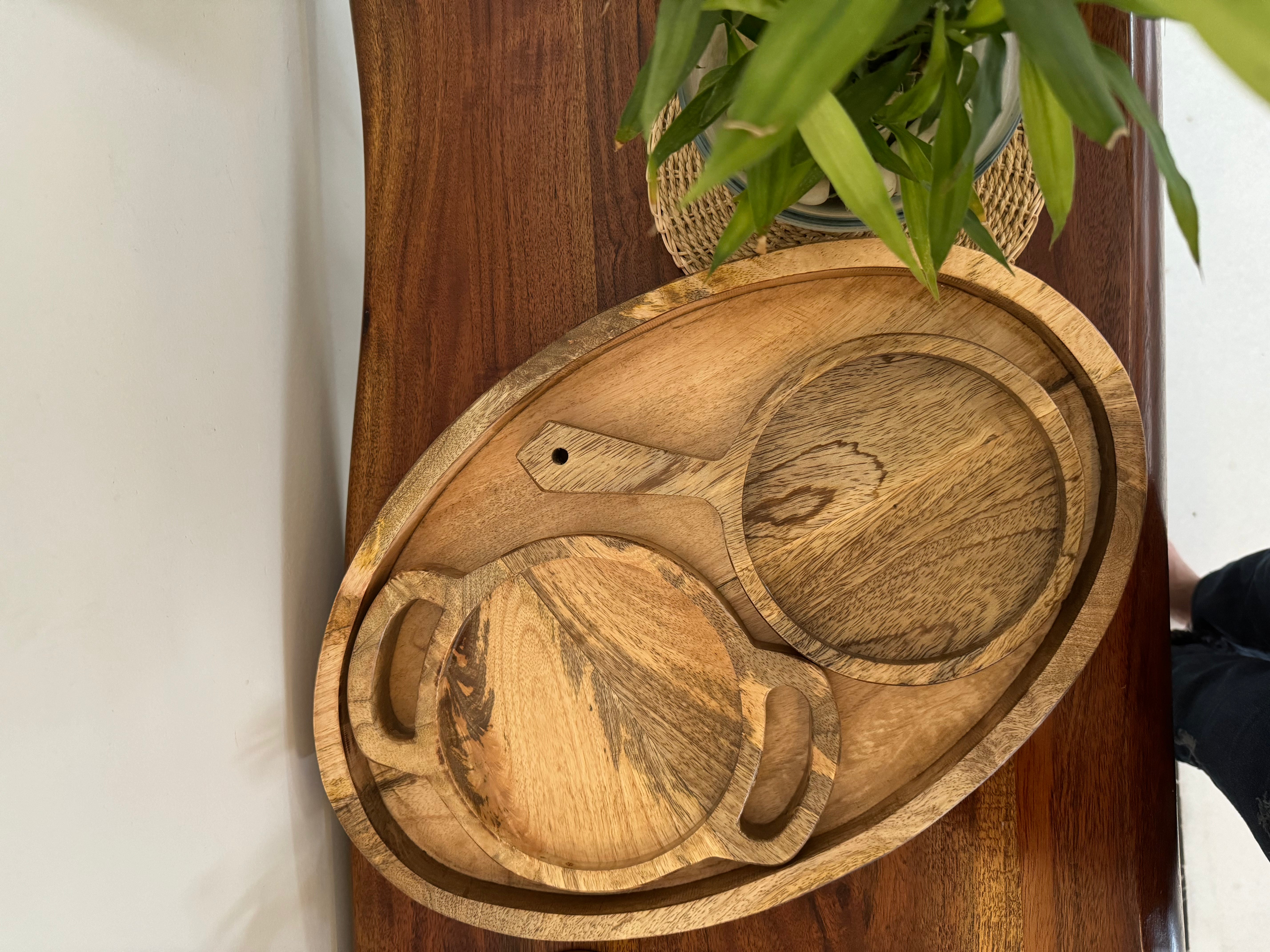 Symphony Platters | Serving Platters and a Tray For Kitchen | Set of 3