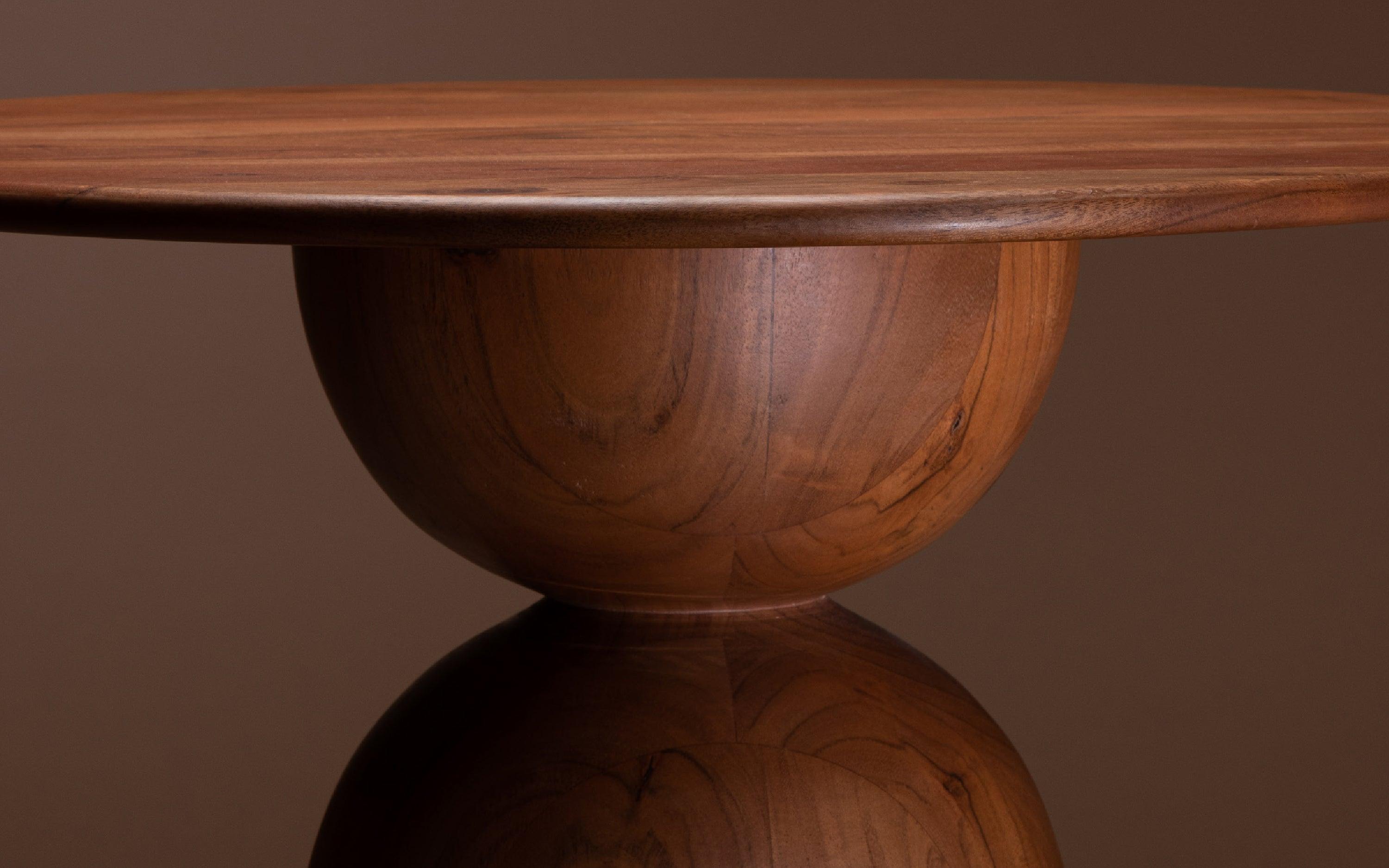 Abacus Coffee Table | Acacia Wood Center Table for Living Room | Designer Tea Table