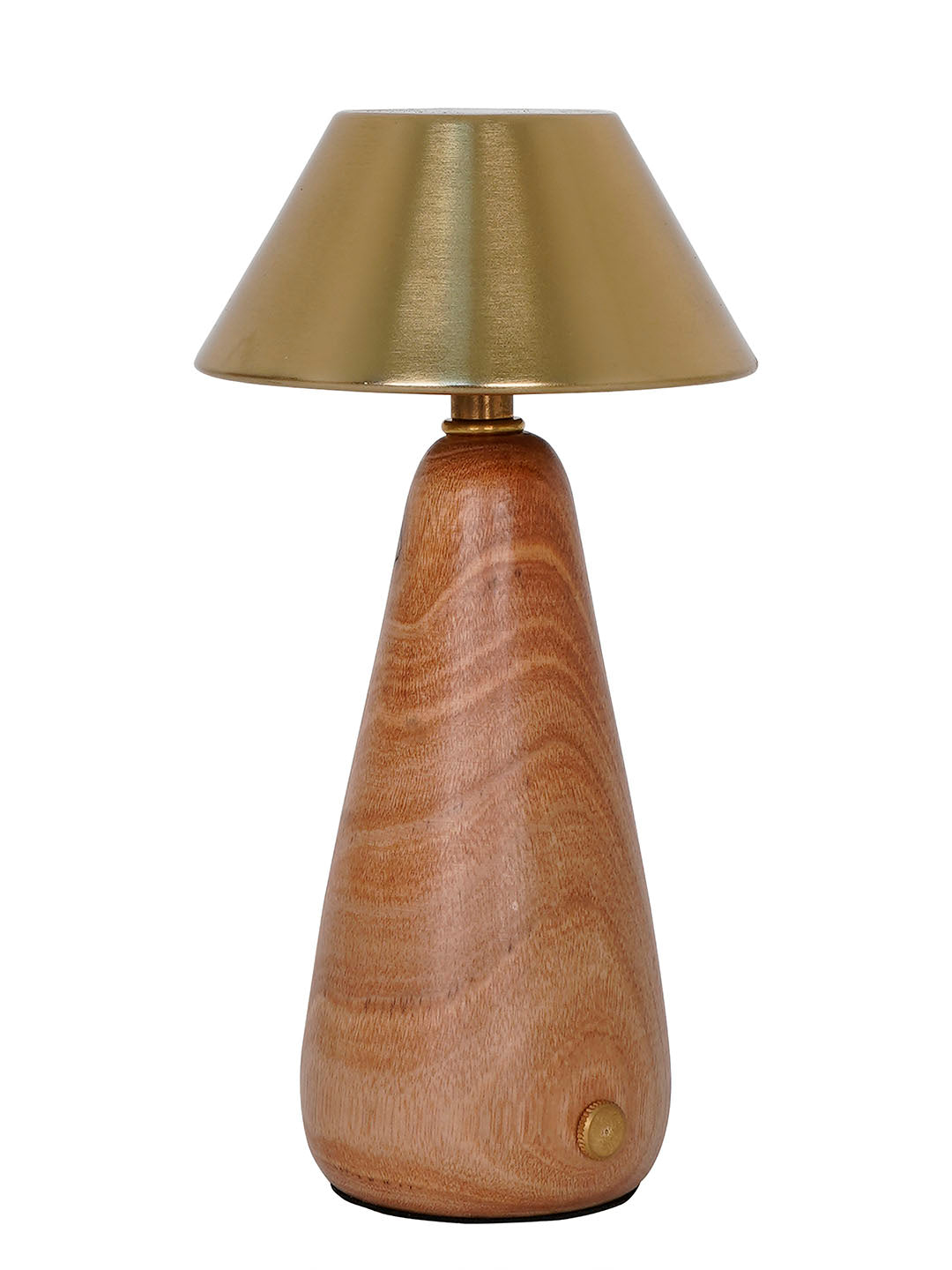 Modern Dimmable Rechargeable LED Table Lamp in Metal & Wood