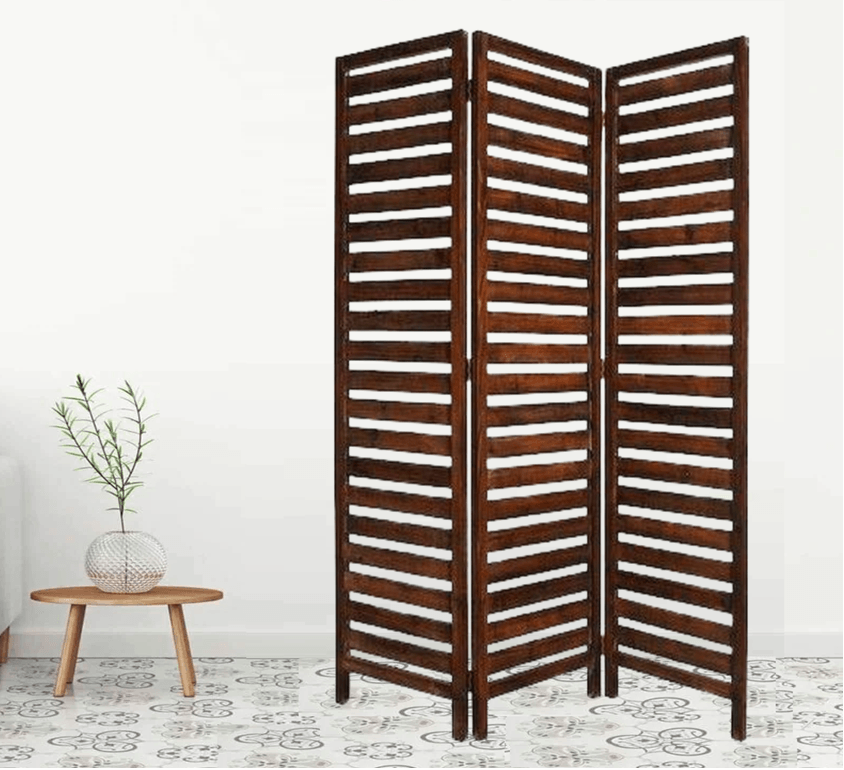 Stylish Panel MDF Jali Room Partition in Mango Wood