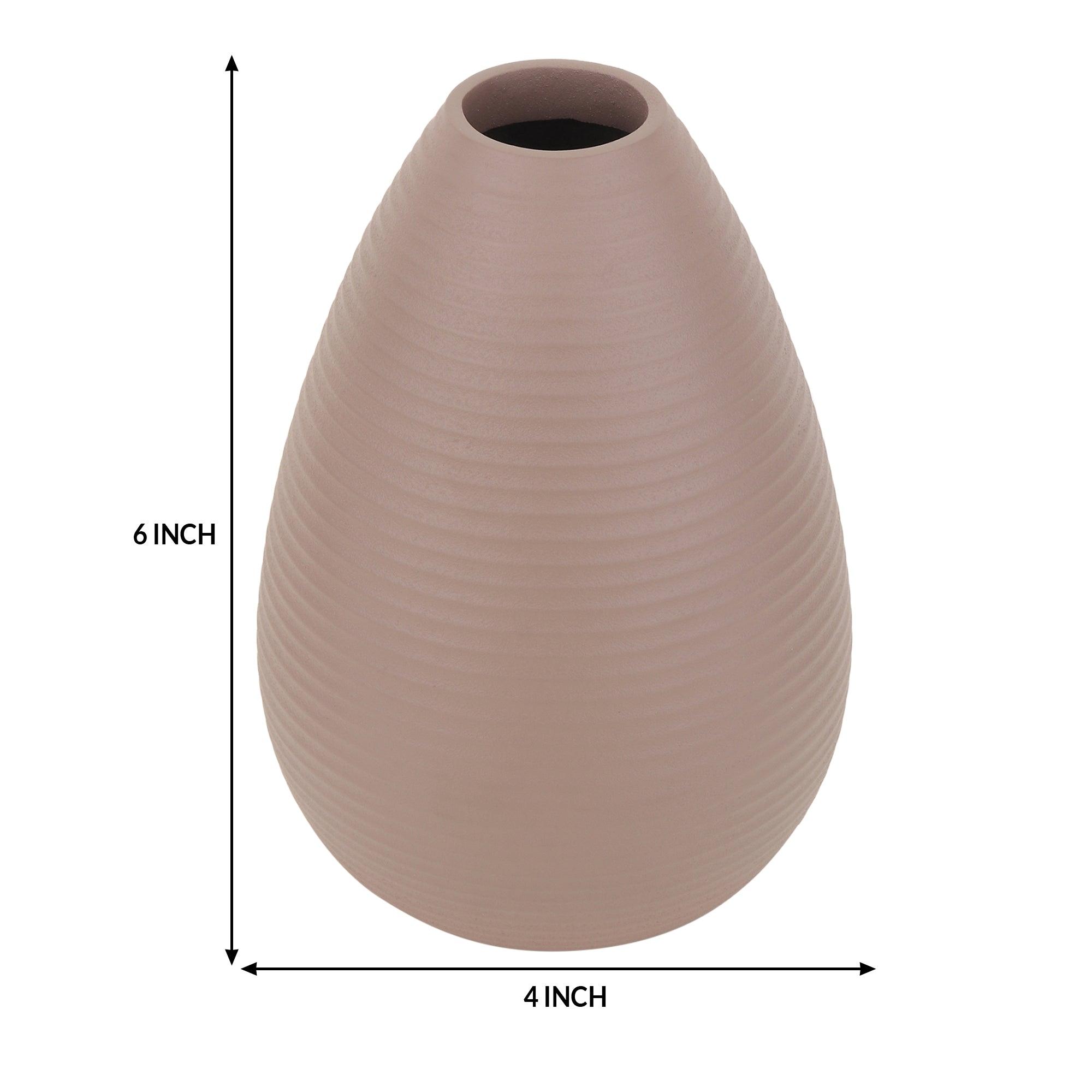 Klova Pink Vase & Minimalistic Decorative Vase for Home Decor