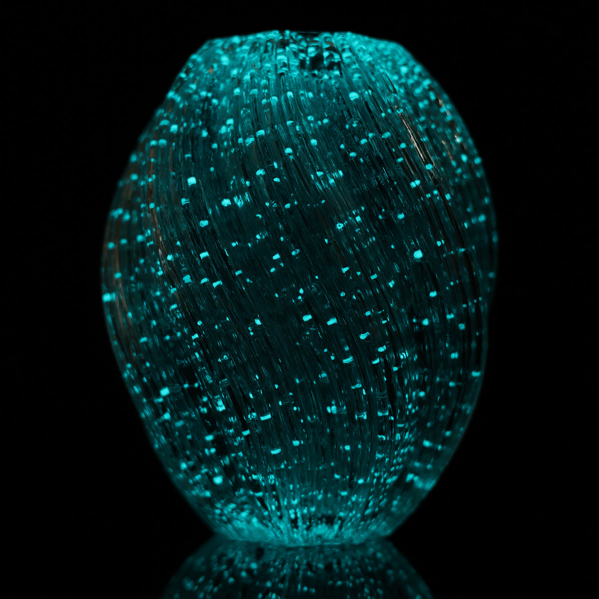Lunara Night Glow Crystal Vase