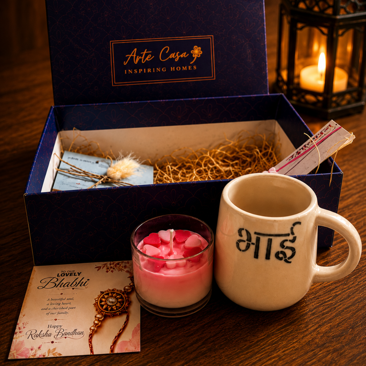 Bhai Blessings Candle Hamper