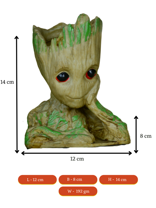 Groot Figurine Planter |  Unique Home Decor - Artisan Craft & Functional Design