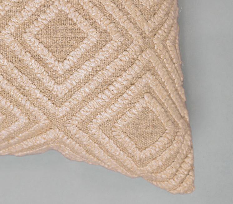 Optikal Ivory Modern Cushion