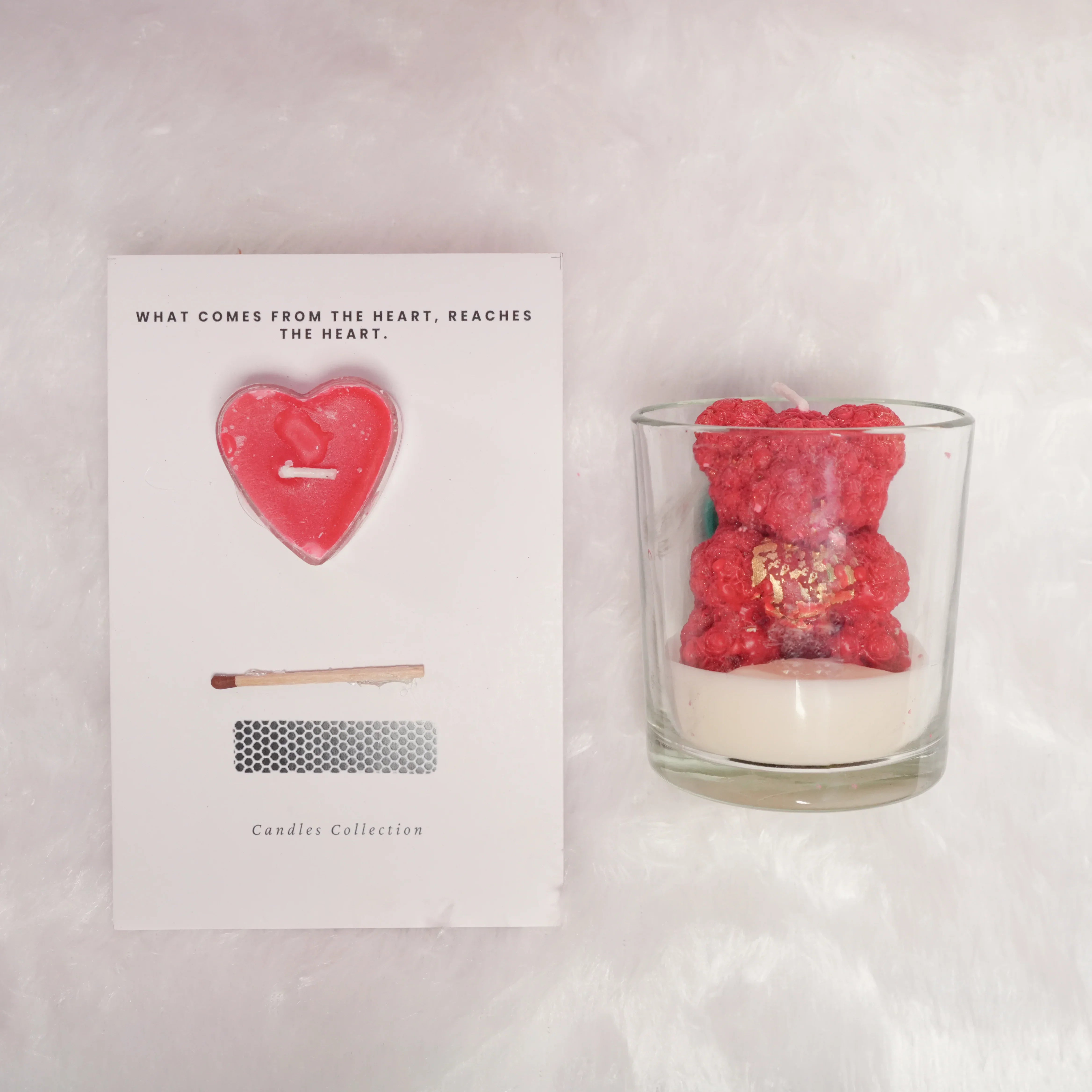 LoveBug Teddy Candle