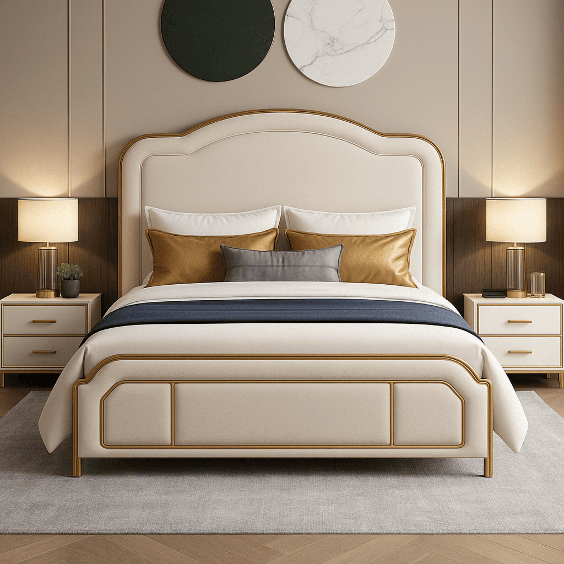 Copenhagen Cloud Bed in Boucle