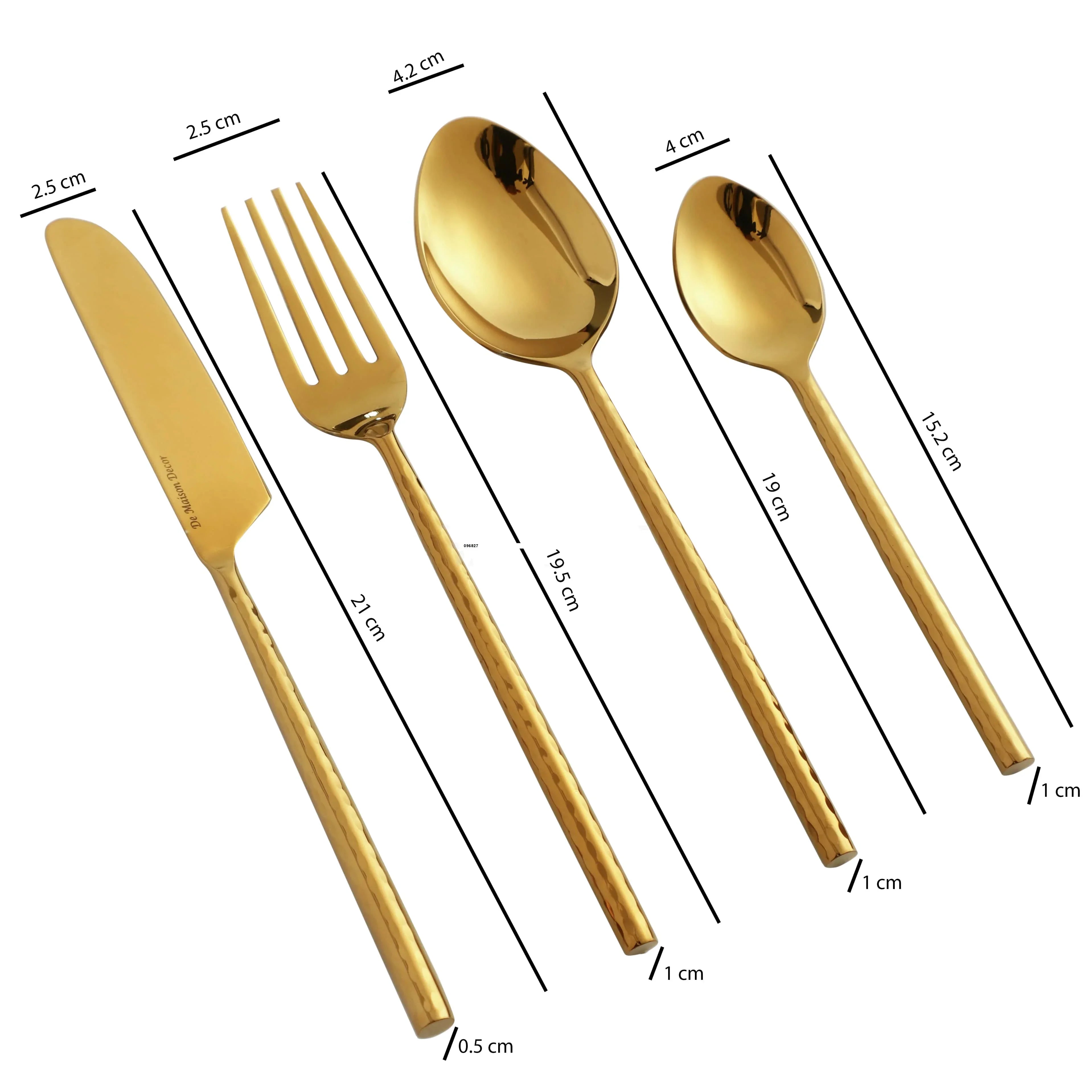 Stream Cutlery Set Gold