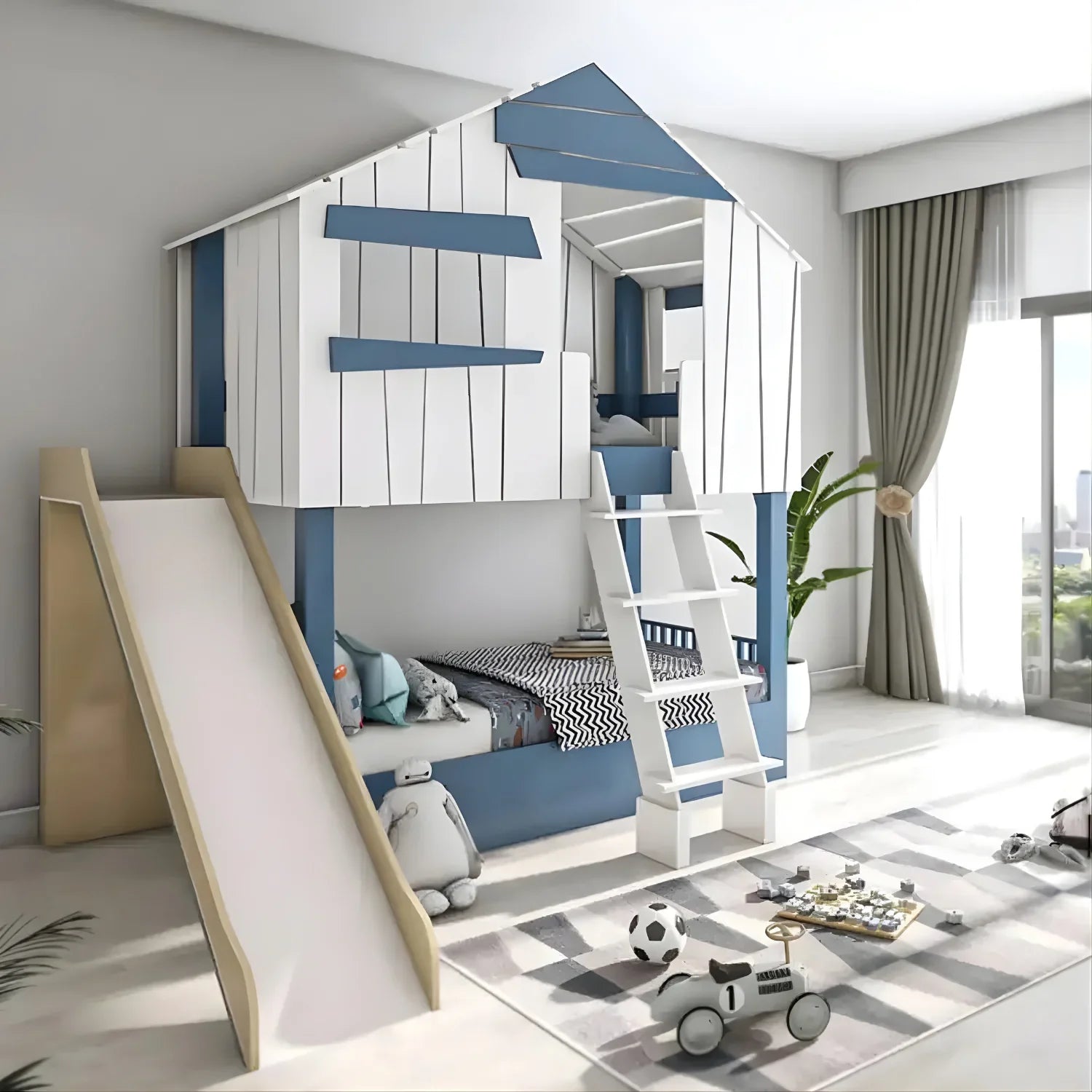 Adventure with The Robinsons Bunk Bed for Kids with Ladder