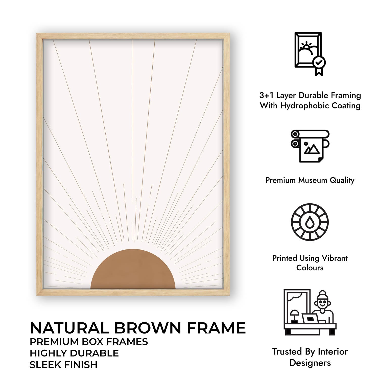 Radiant Dawn Wall Painting