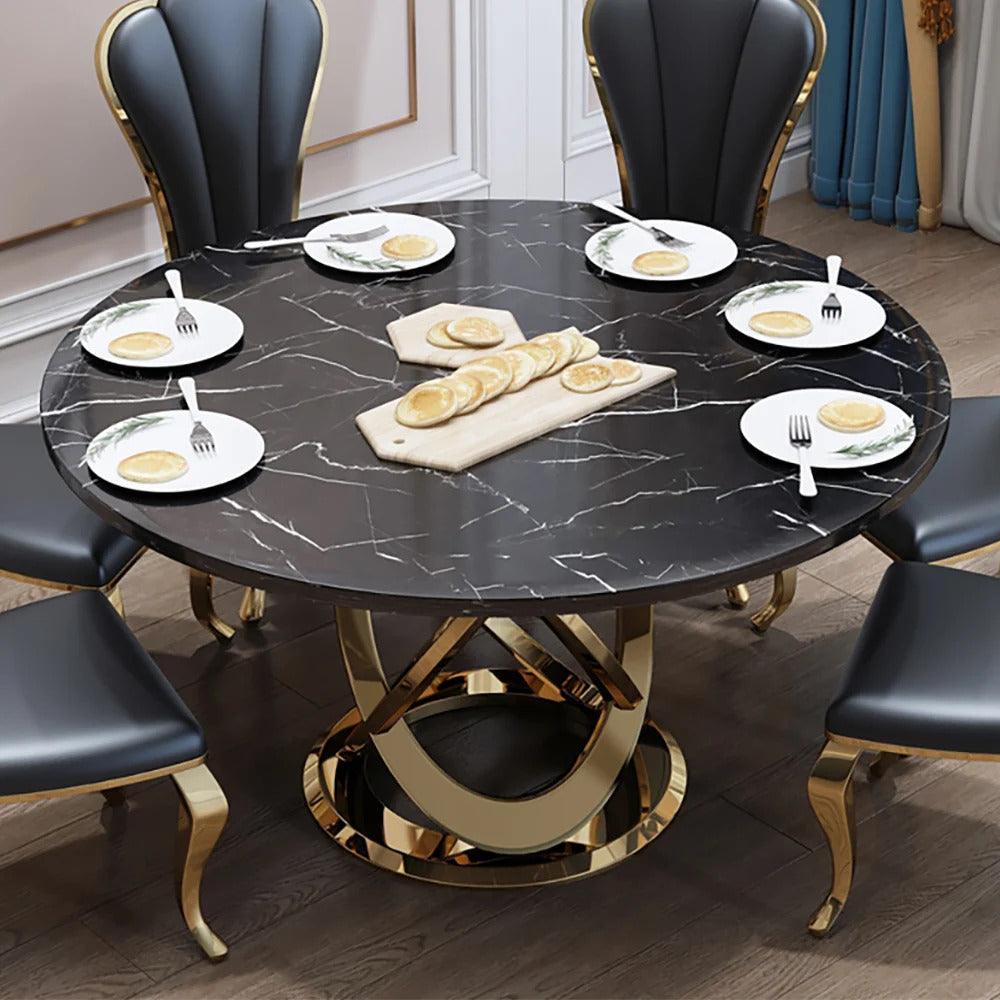 Imperial Grandeur Dining Table Set With 6 Chairs