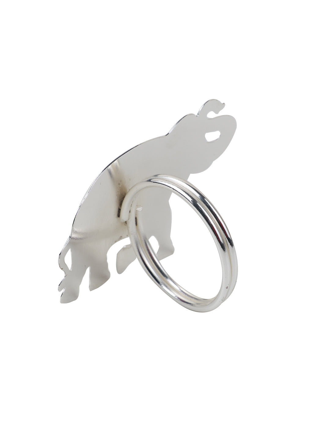 Gilded Heritage Elephant Napkin Ring Set of 4