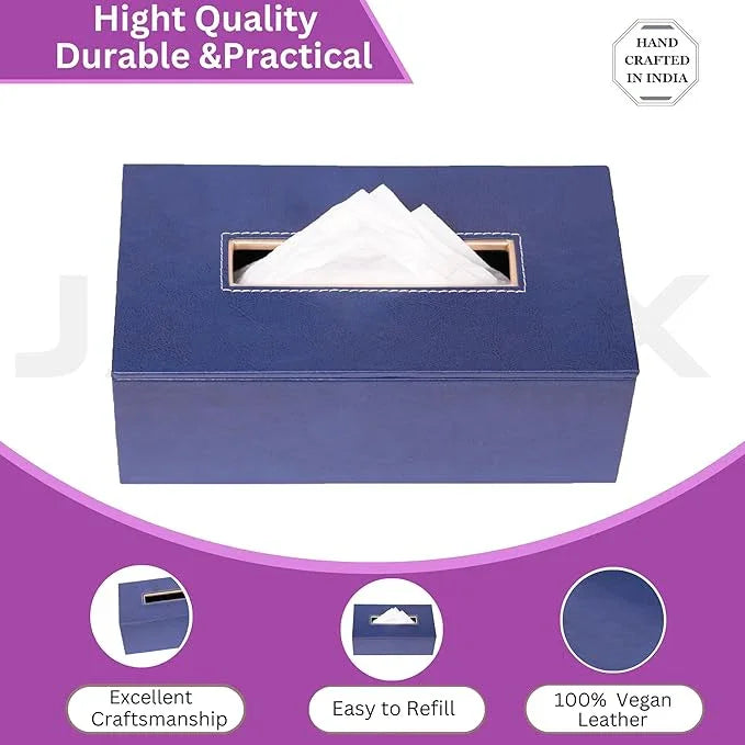 Leather Tissue Box-Bottle