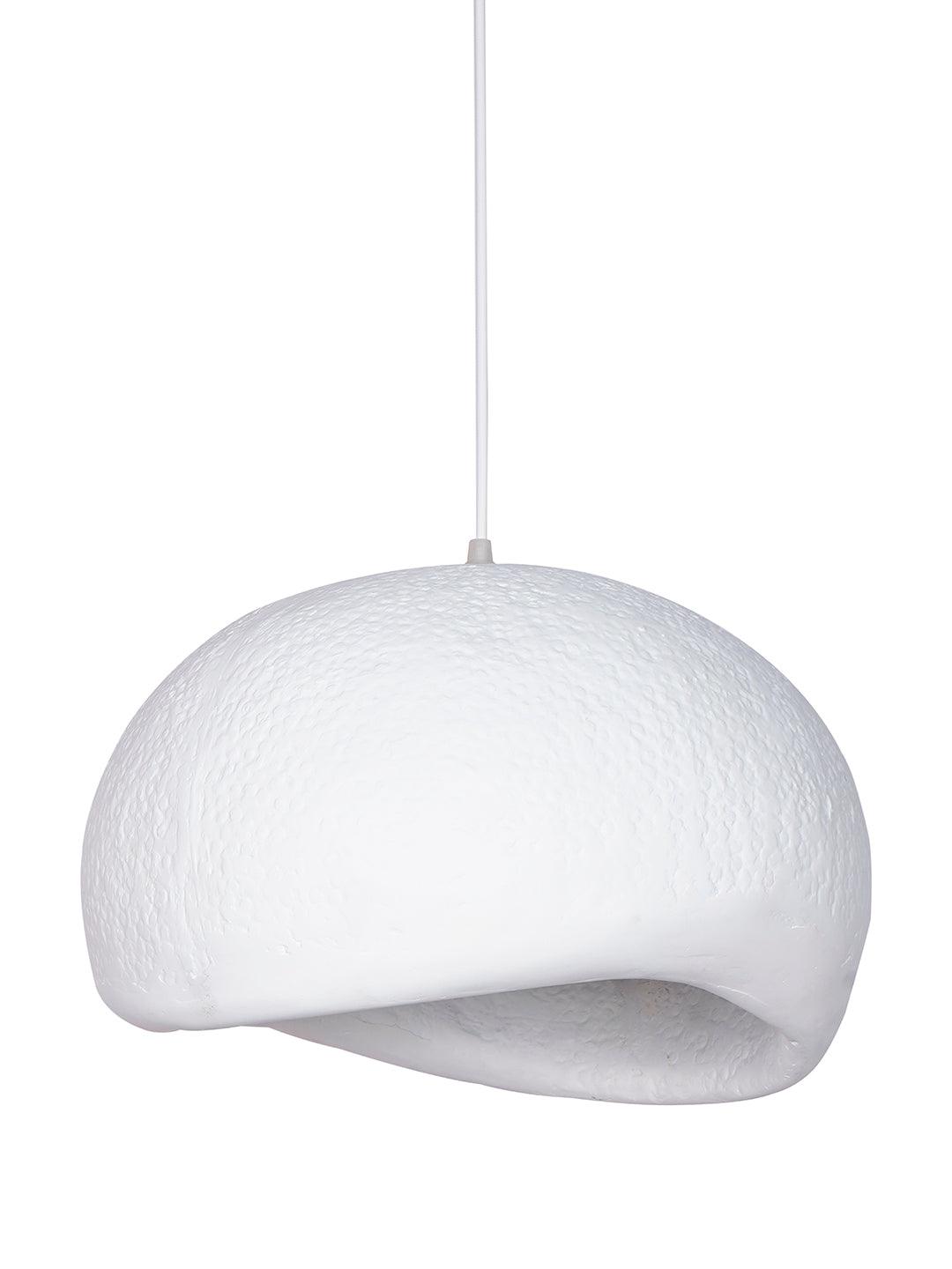 Cloud-Shaped Fiber Glass White Pendant Light