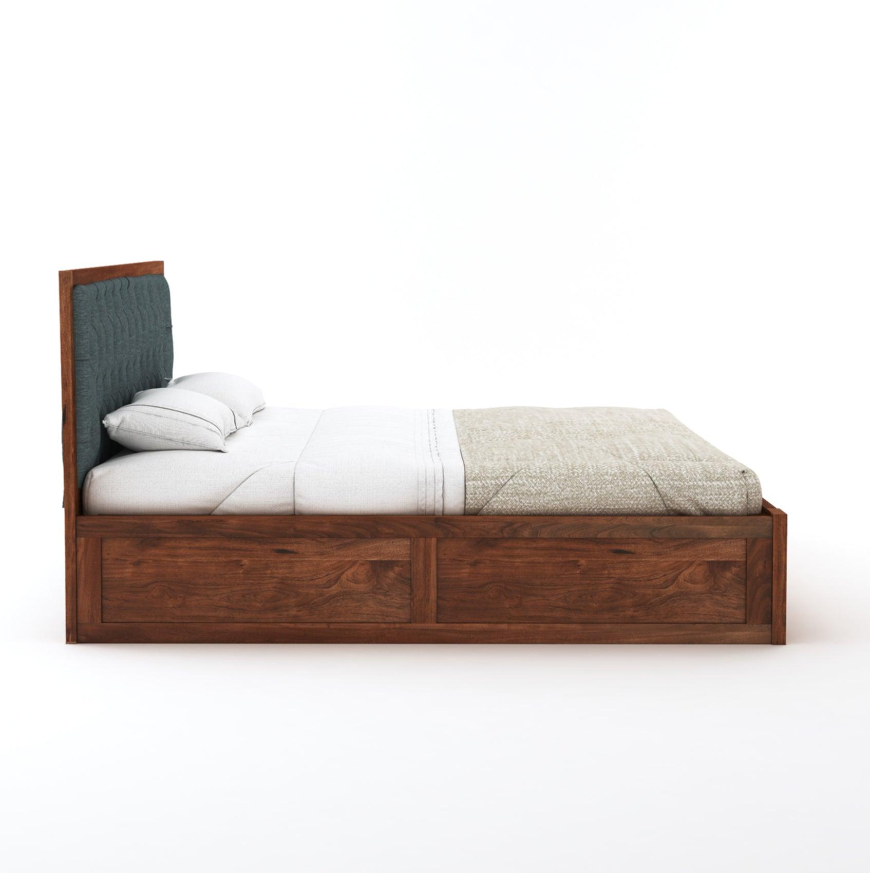 Minicoy King Size Storage Bed (Charcoal Grey)