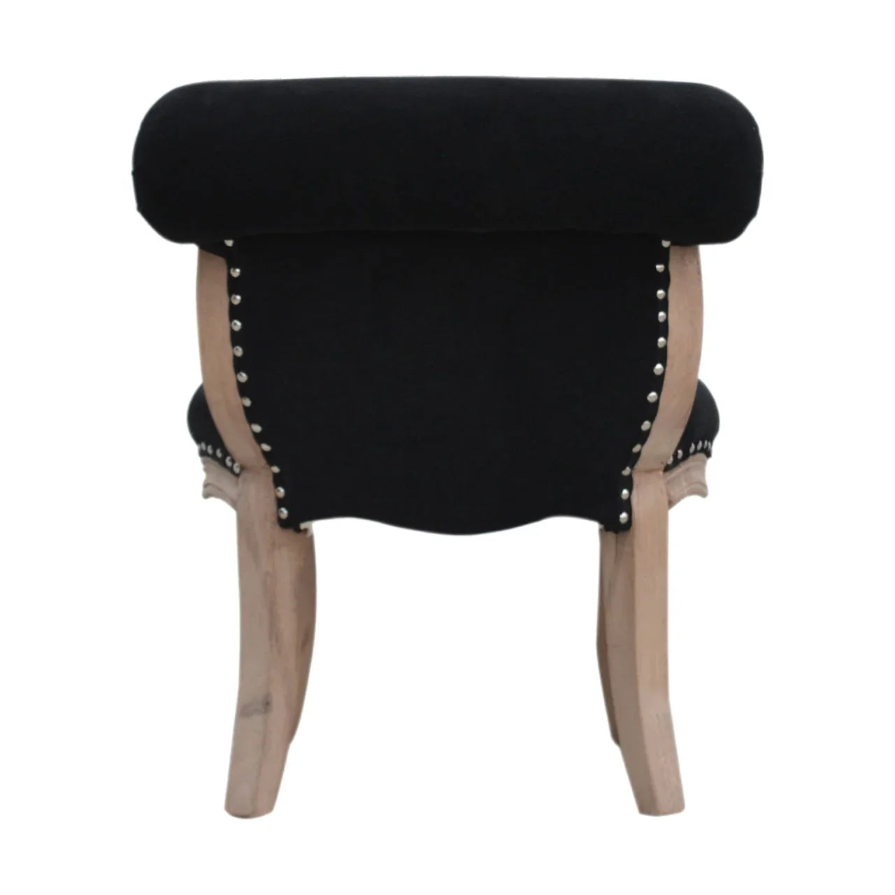 Copy of Velvet Accent Chair | Mango Wood Chair with Studded Design | Accent Chair for Living Room