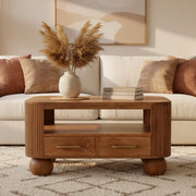 Briarwood Fluted Coffee Table