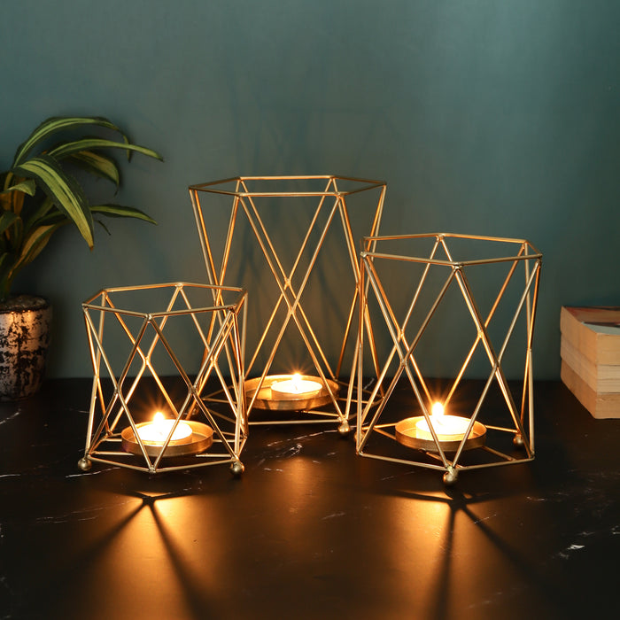 Pillar Candle Holders | Set of 3