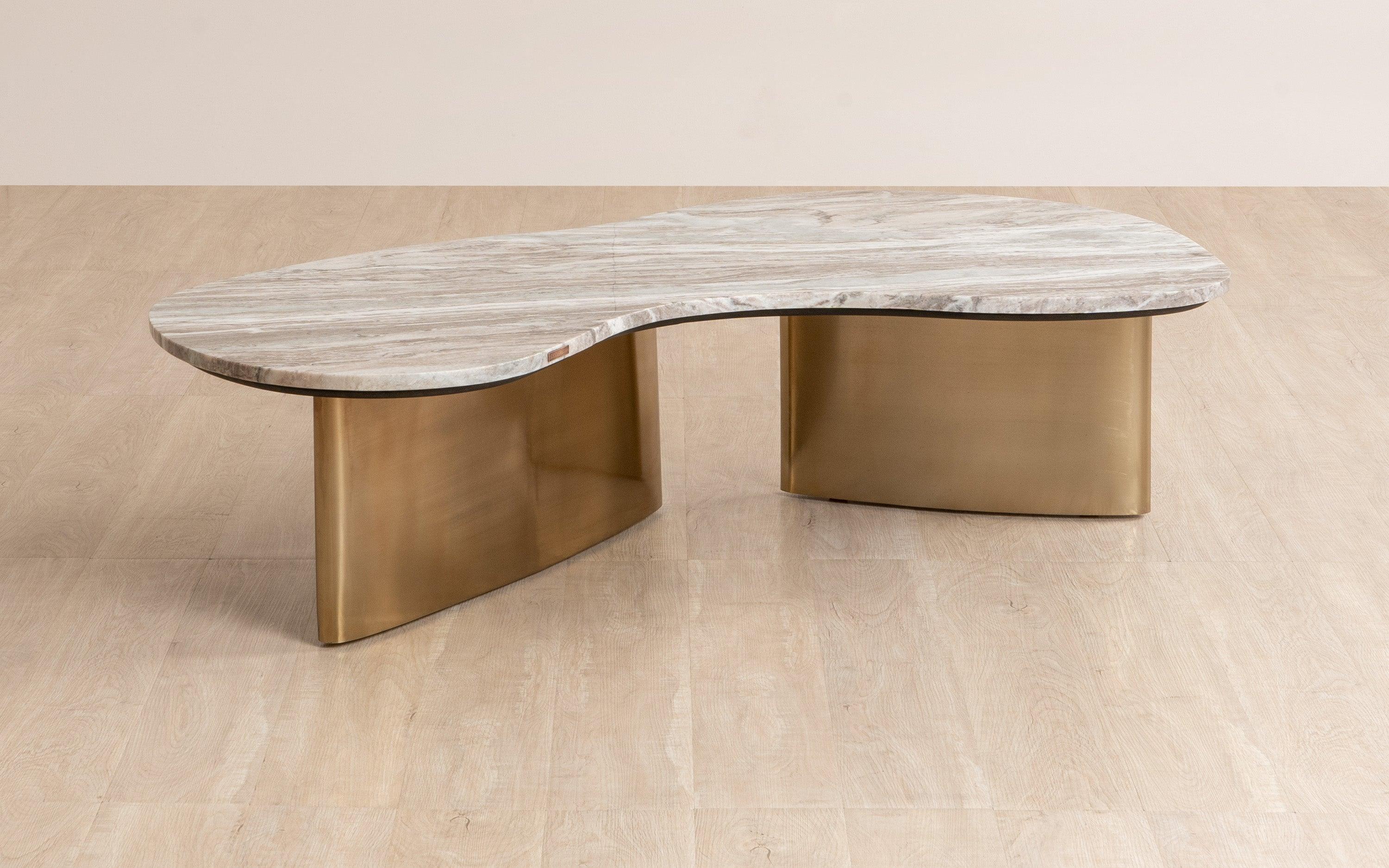 Berg Toronto Marble Coffee Table | Marble Top Centre Table For Living Room | Sofa Table