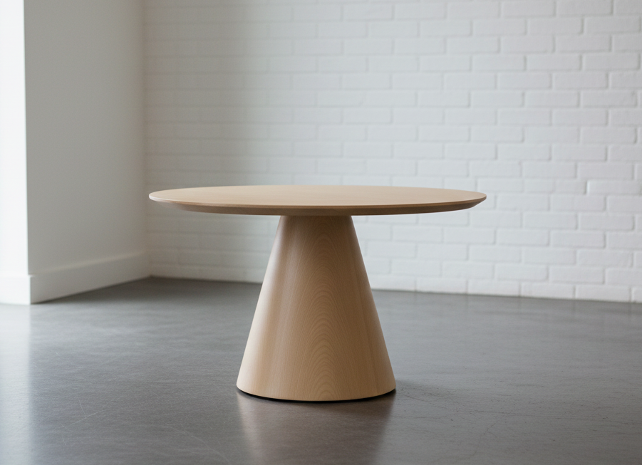 Cone Pedestal Table | Mango Wood
