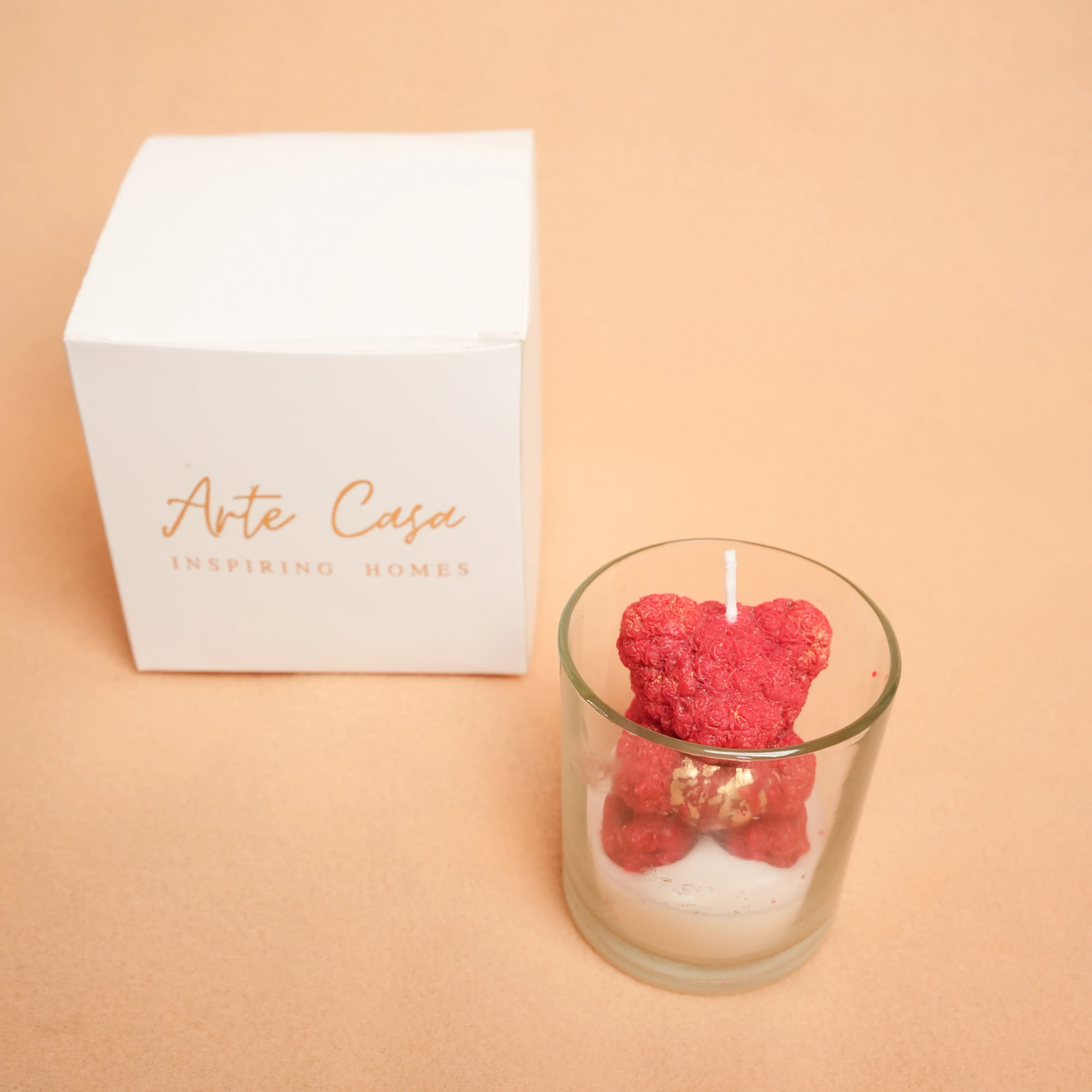 LoveBug Teddy Candle