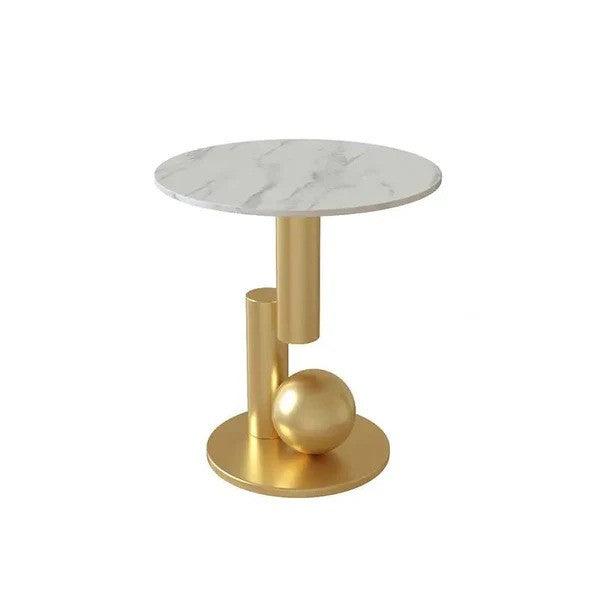 Contemporary Gold Luxurious Side Table | Corner Table for Living Room | Designer Tea Table