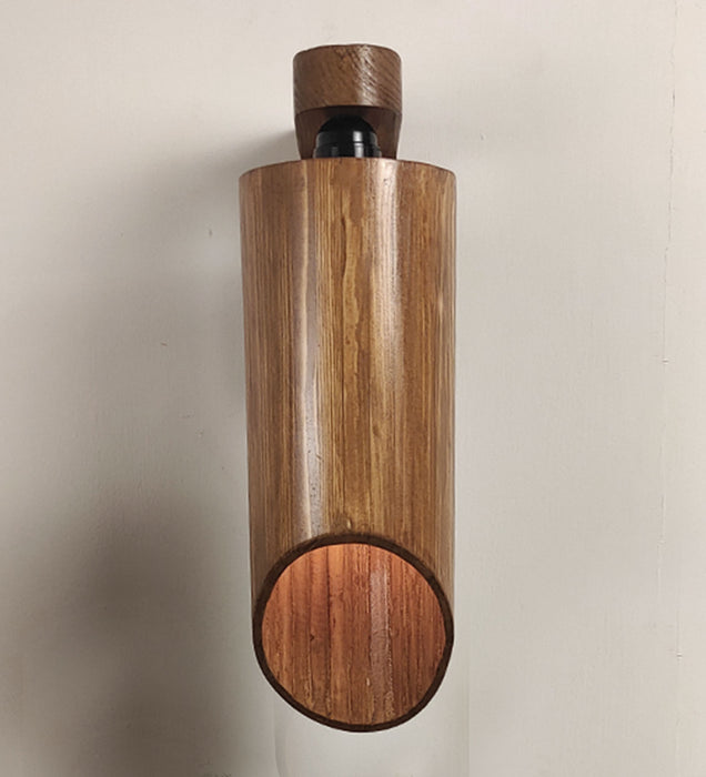 Cedar Brown Wooden Wall Light | Lamp For Wall Decor