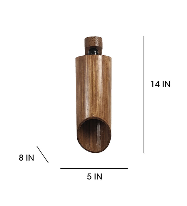 Cedar Brown Wooden Wall Light | Lamp For Wall Decor