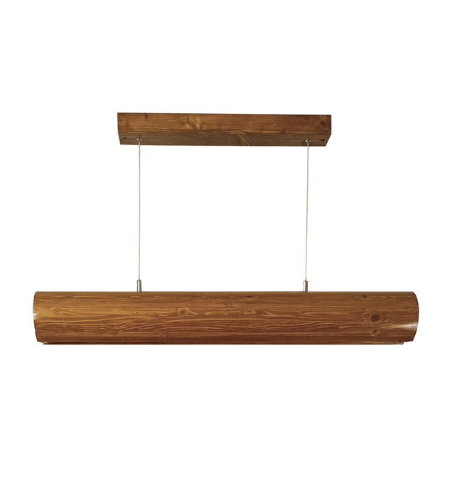 Cedar Brown Wooden Led Hanging Lamp for Home Decor | Pendant Lights