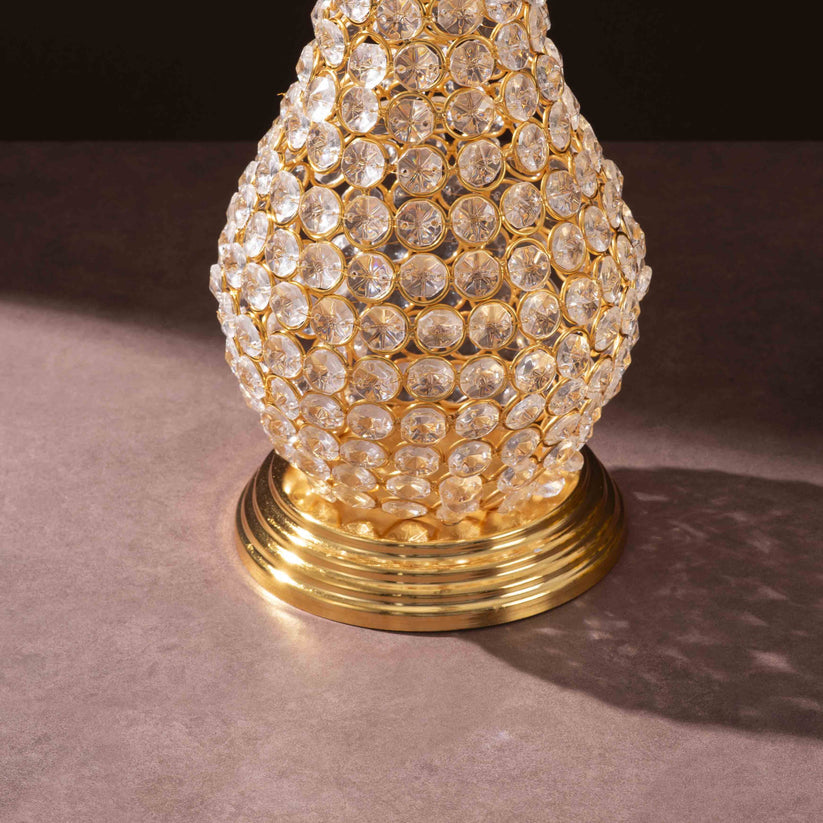Radiant Crystal Bloom Showpiece