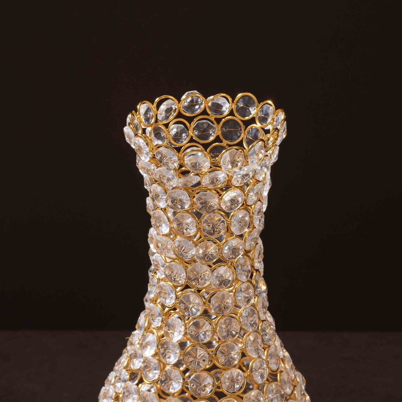 Radiant Crystal Bloom Showpiece